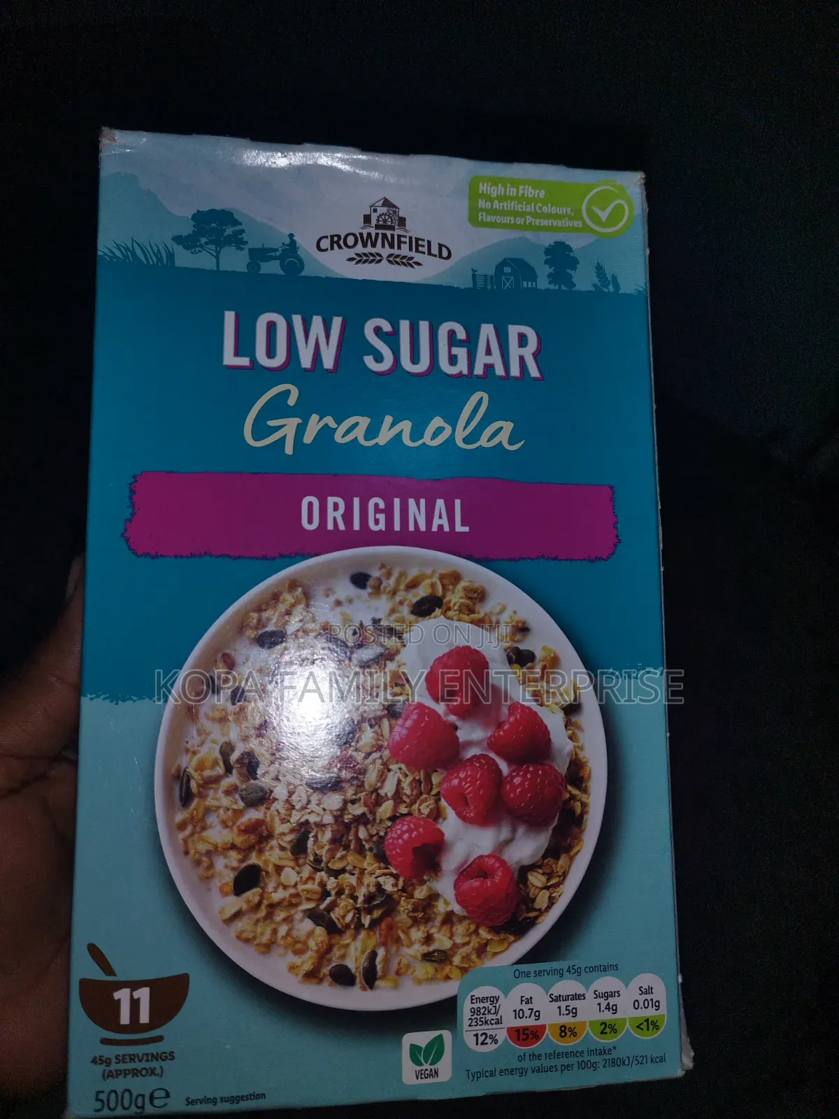 Low Sugar Granola From UK