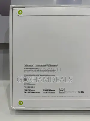 New Laptop Apple MacBook Pro 2026 M5 Pro 24GB Apple M5 Pro SSD 1T