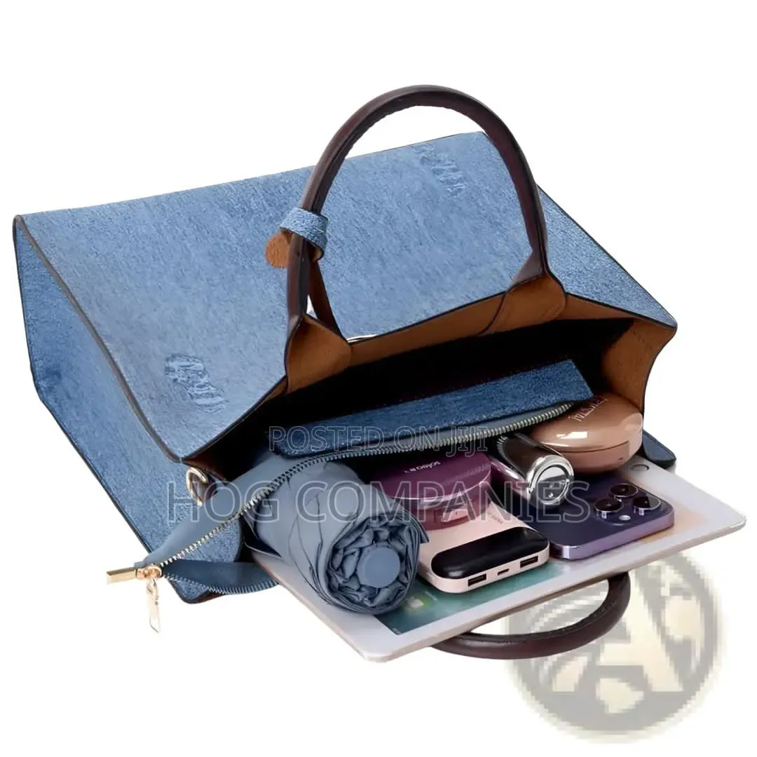 Ladies 3 in 1 Leather Handbag Purse Clutch- Fast Delivery in 2hrs