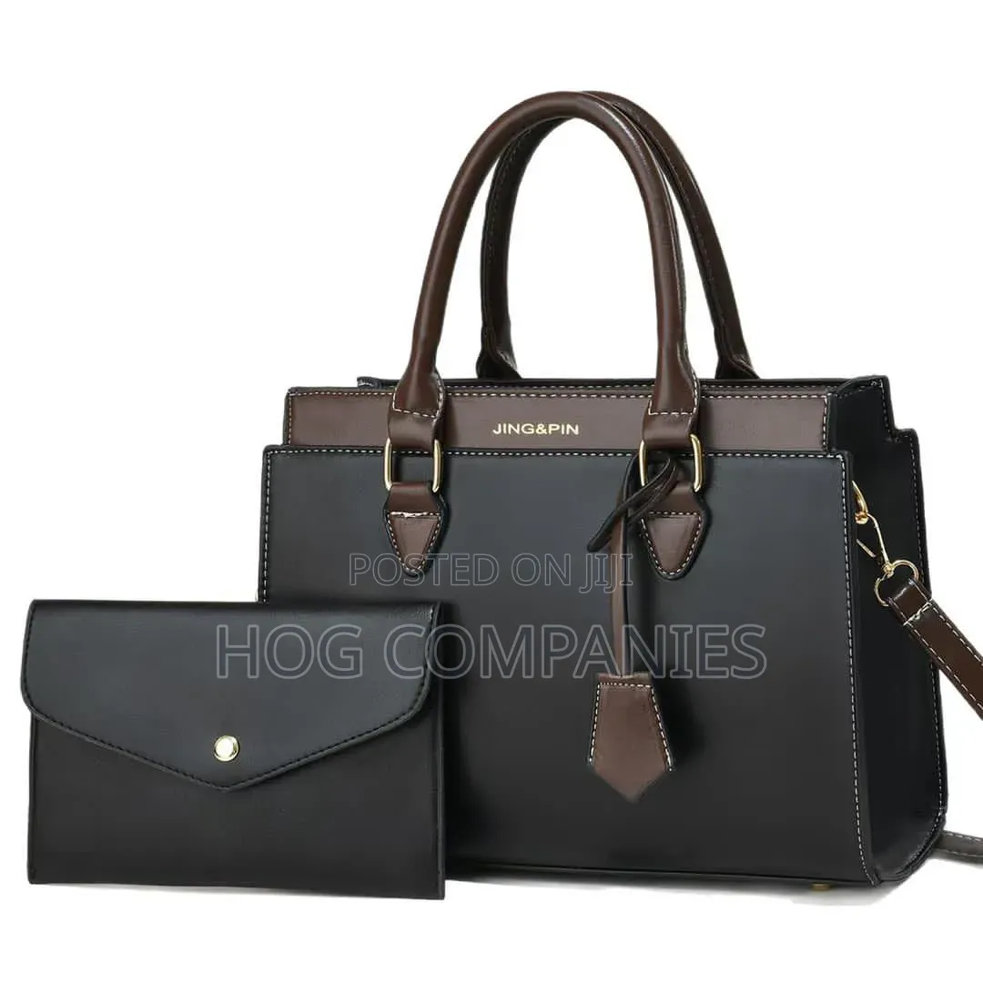 Ladies 2 in 1 Leather Handbag Purse- Fast Delivery in 2 Hours