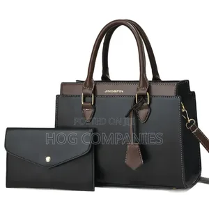 Ladies 2 in 1 Leather Handbag Purse- Fast Delivery in 2 Hours