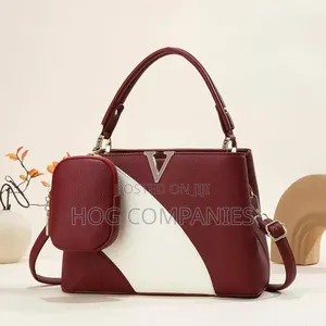 Elegant 2 in 1 Ladies Leather Handbag Purse - Fast Delivery in 2 Hours