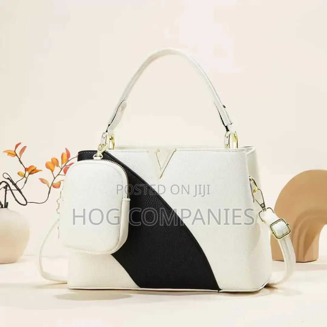 Elegant 2 in 1 Ladies Leather Handbag Purse - Fast Delivery in 2 Hours