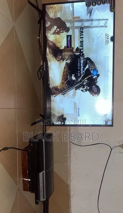 PS3 Console With 6 Games and 1 Controller