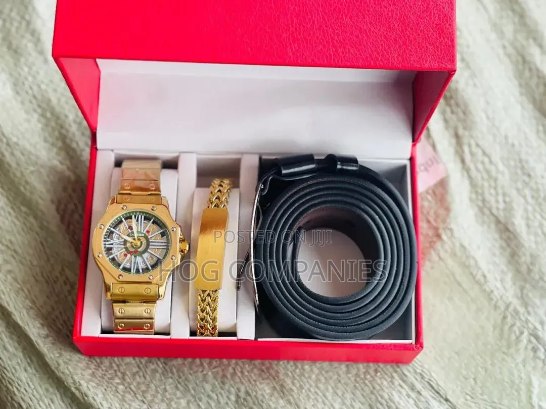 Men's Hublot Watch Bracelet Belt Gift Box Set Package-Delivery in 2hrs
