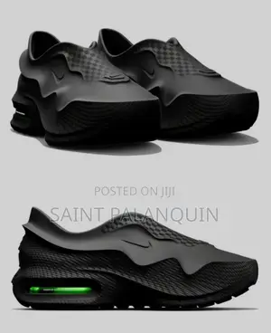 Black Nike Air Max 1000 Slip-on Sneakers