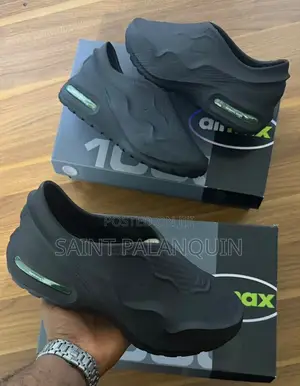 Black Nike Air Max 1000 Slip-on Sneakers