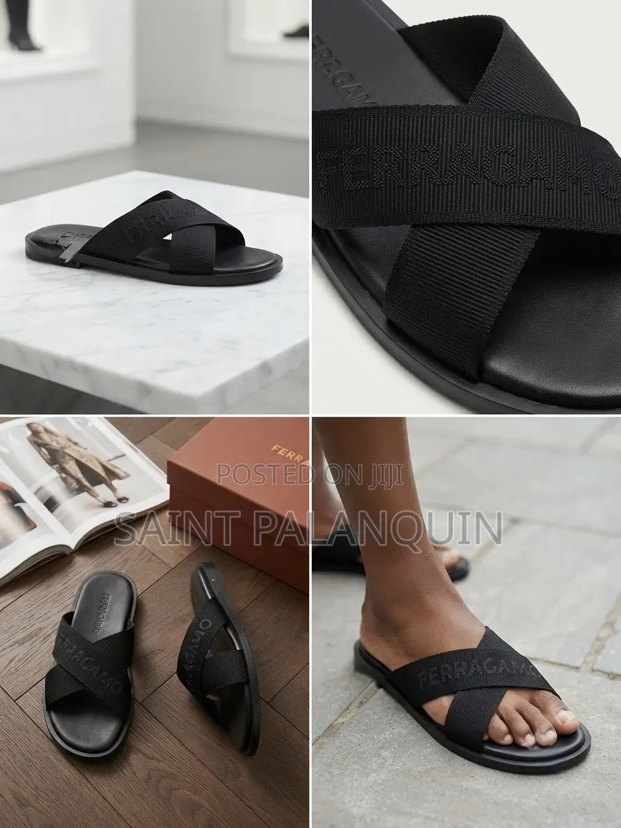 Quality Men Ferragamo Slippers