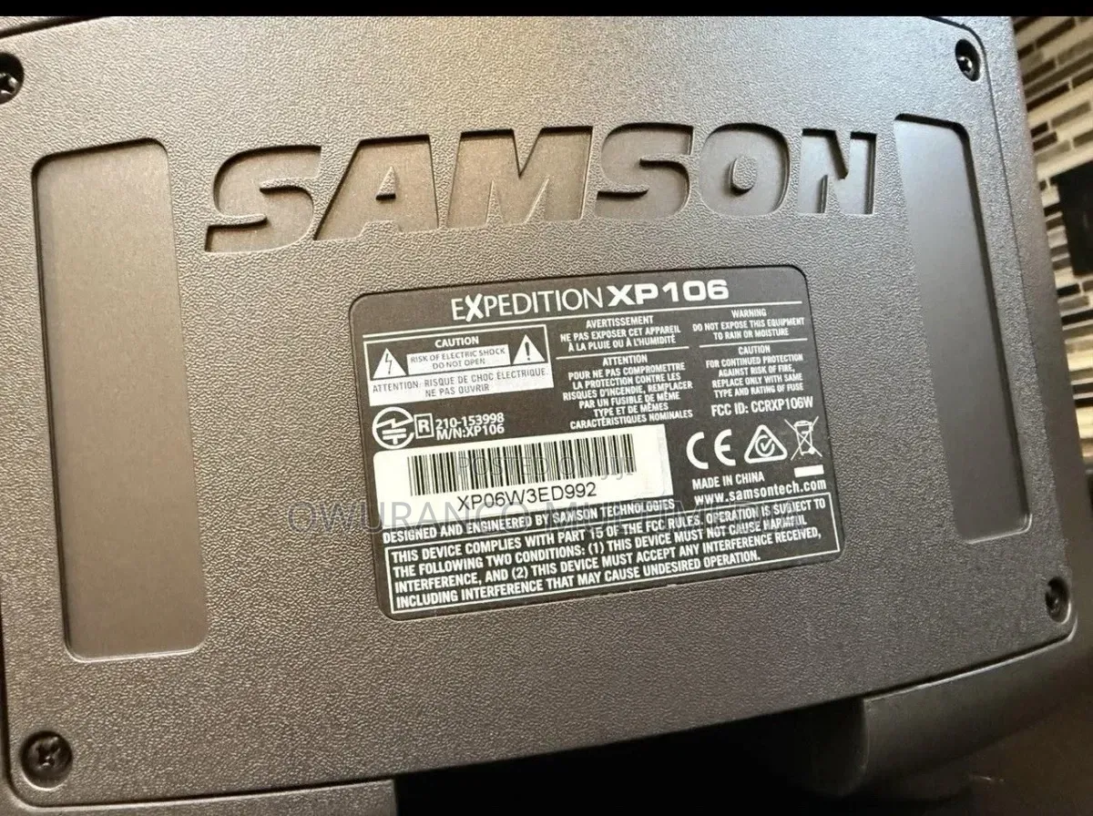 SAMSON XP106 All-in-One Machine Bluetooth Studio-Quality Blast Sound