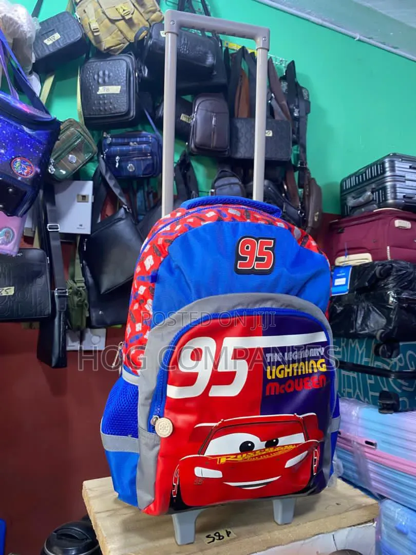 Backpack With Wheels Kids Trolley School Bag-Nursery to Lower Primary