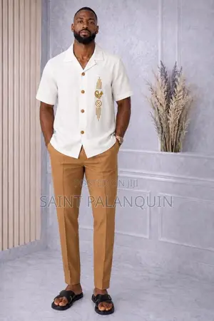 A Stylish Men's Two-Piece Casual Outfit