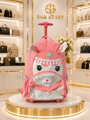 Backpack With Wheels Kids Trolley School Bag-Nursery to Lower Primary