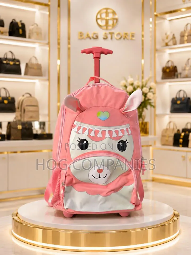 Backpack With Wheels Kids Trolley School Bag-Nursery to Lower Primary