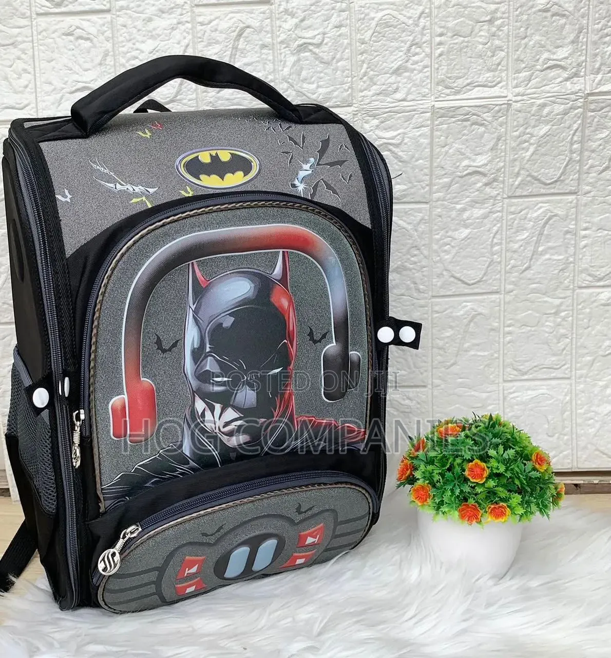 Batman Spiderman Captain America Design School Bag Lower/Upper Primary
