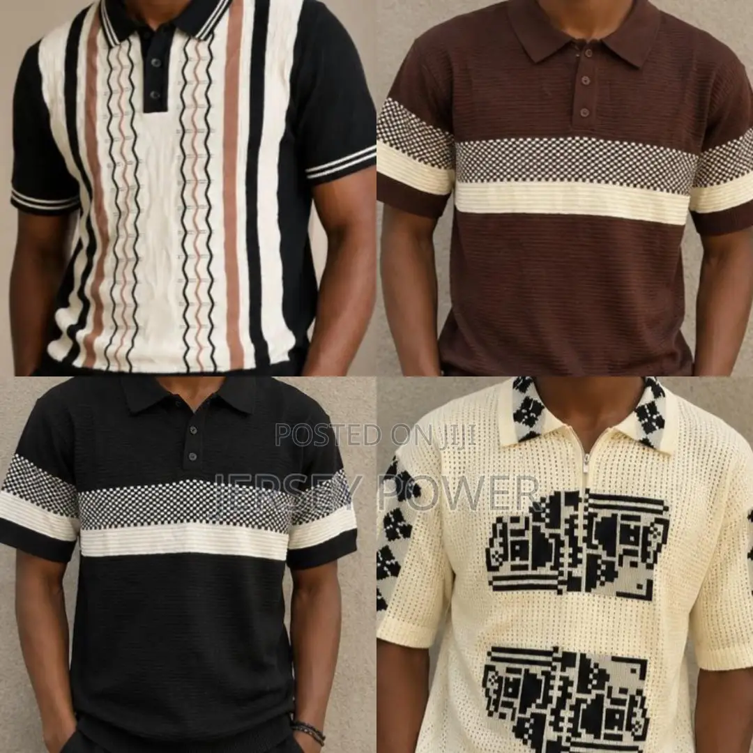 Men’s Knitted Polo Tops