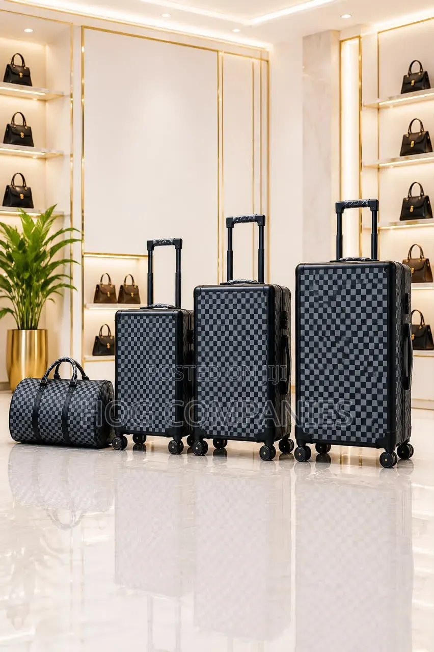 Luxurious 4 Piece Travel Bag Suitcase Set With Hand Luggage Duffel Bag