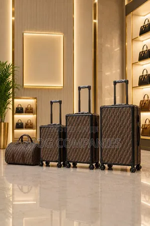 Luxurious 4 Piece Travel Bag Suitcase Set With Hand Luggage Duffel Bag
