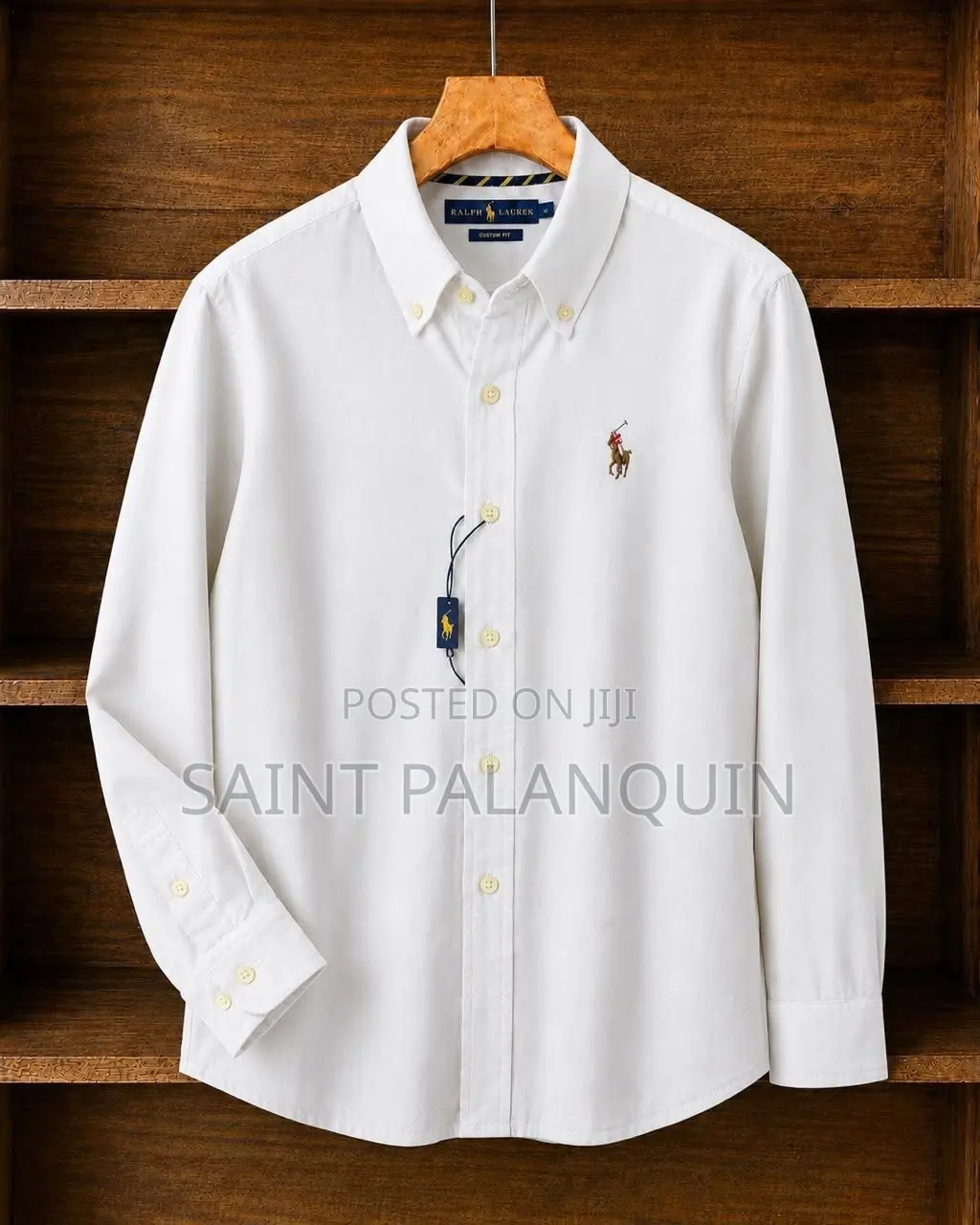 The Long-Sleeve Cotton Button-Down Shirt