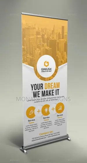 Pull Up Design, Print and Machine
