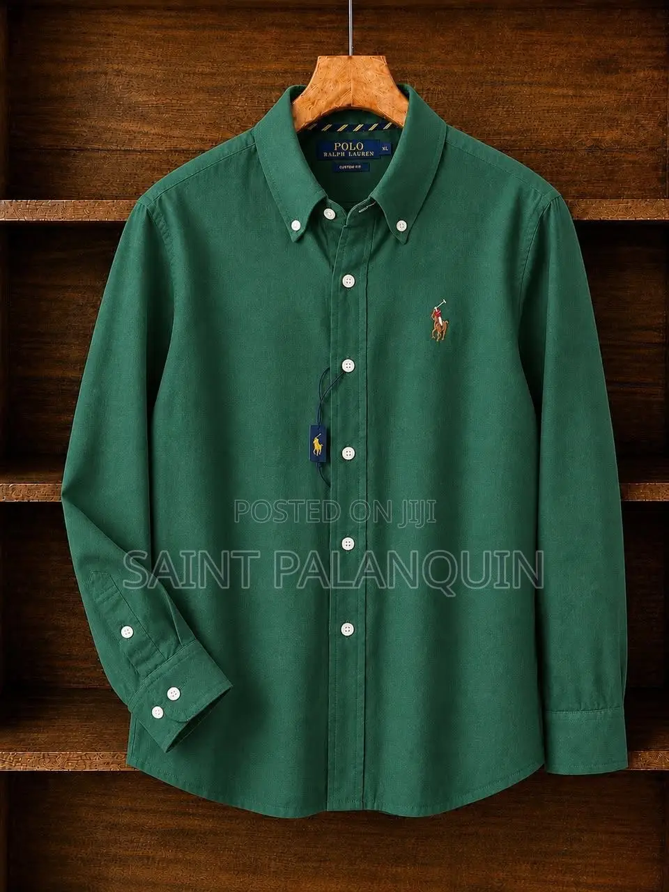 Polo Ralph Lauren Long-Sleeve Oxford Shirt a Button-Down Collar
