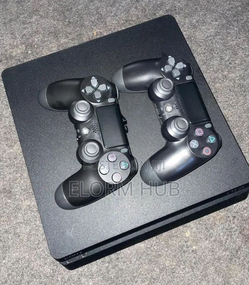 PS4 Slim Loaded With 5 Games 2 Controllers