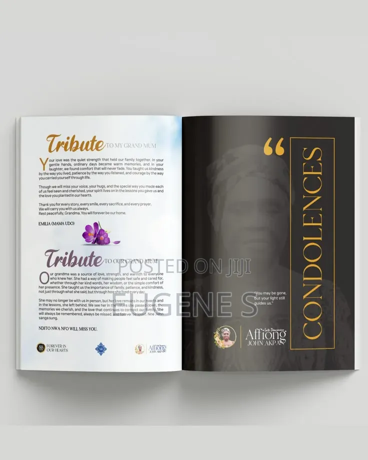 Funeral Brochure Design
