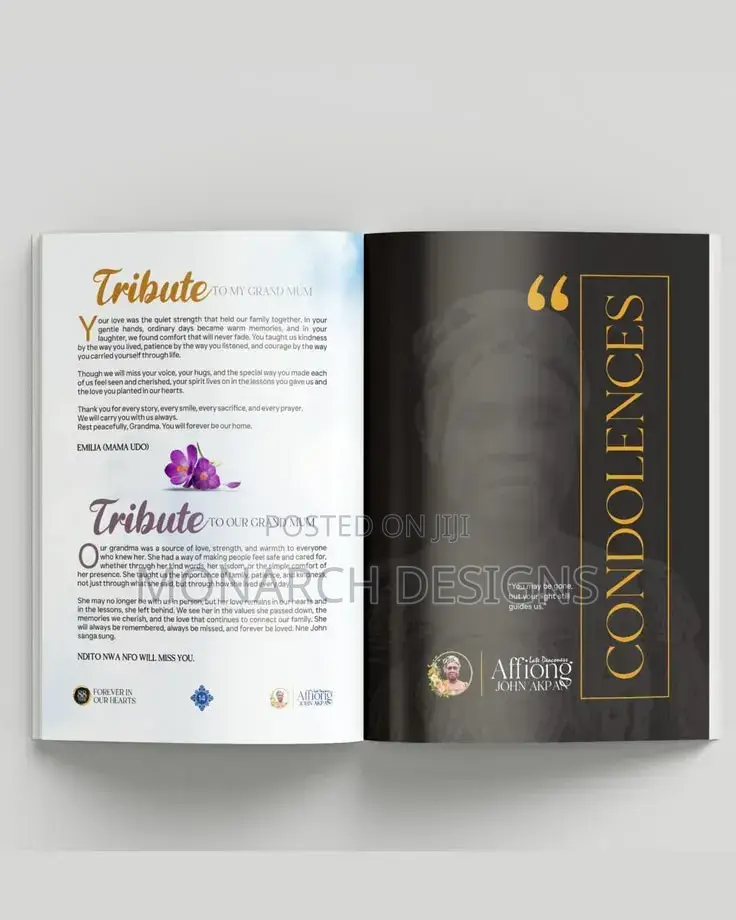 Funeral Brochure Design