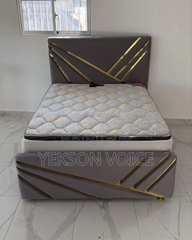 Double Bed Frame With Mattress
