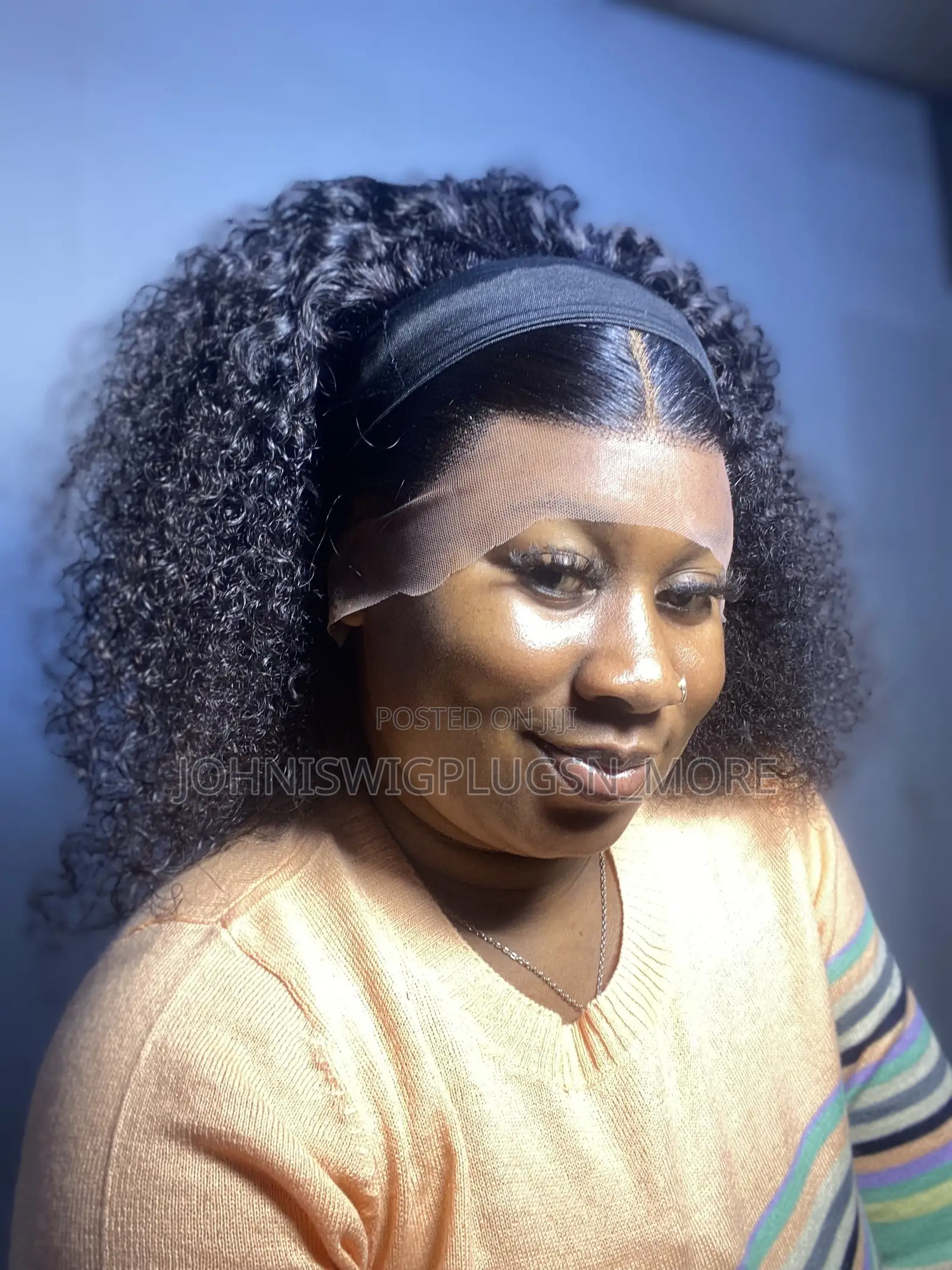 Glueless Frontal and Bandwig Combo