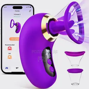 Tongue Licking Vibrator LED Display for Women