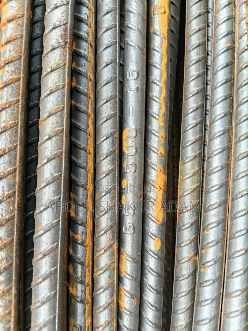 High Tensile Iron Rods 10mm,12mm,14mm,16mm= 40ft