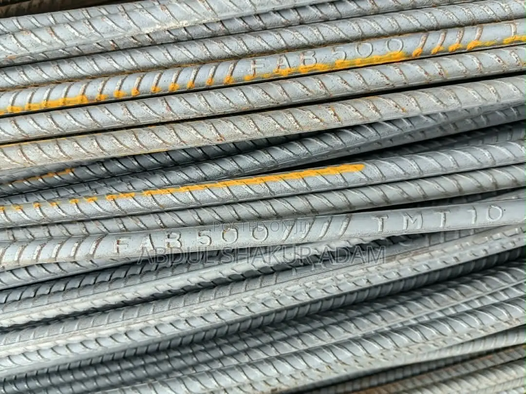 High Tensile Iron Rods 10mm,12mm,14mm,16mm= 40ft
