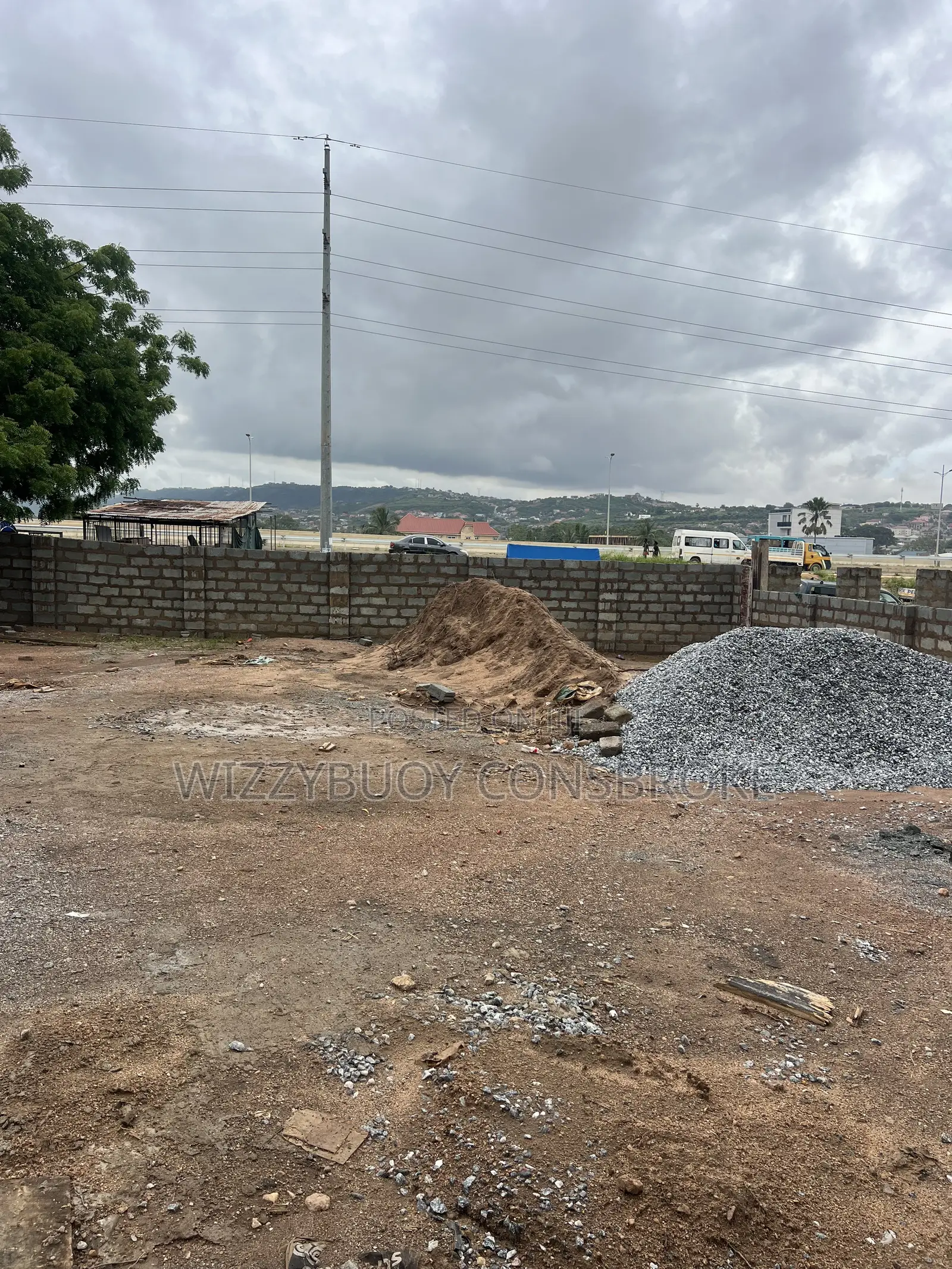 Two Main Road Plots of Land for Sale at Amasaman-Pokuase