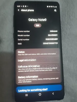 Samsung Galaxy Note 9 128 GB Black
