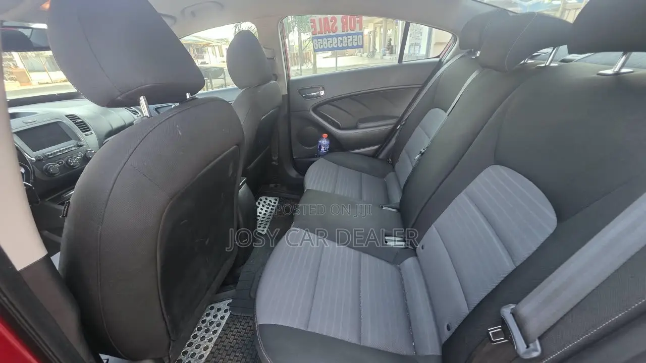 Kia Forte S Sedan 2017 Red