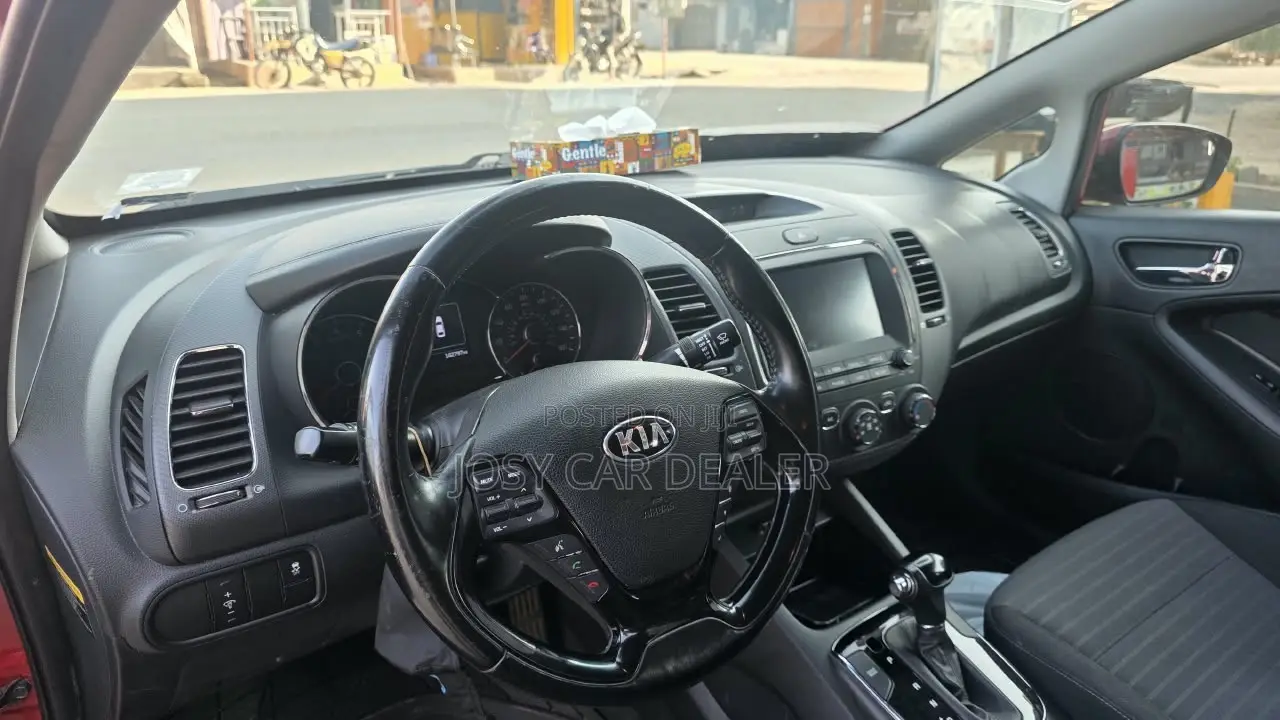 Kia Forte S Sedan 2017 Red