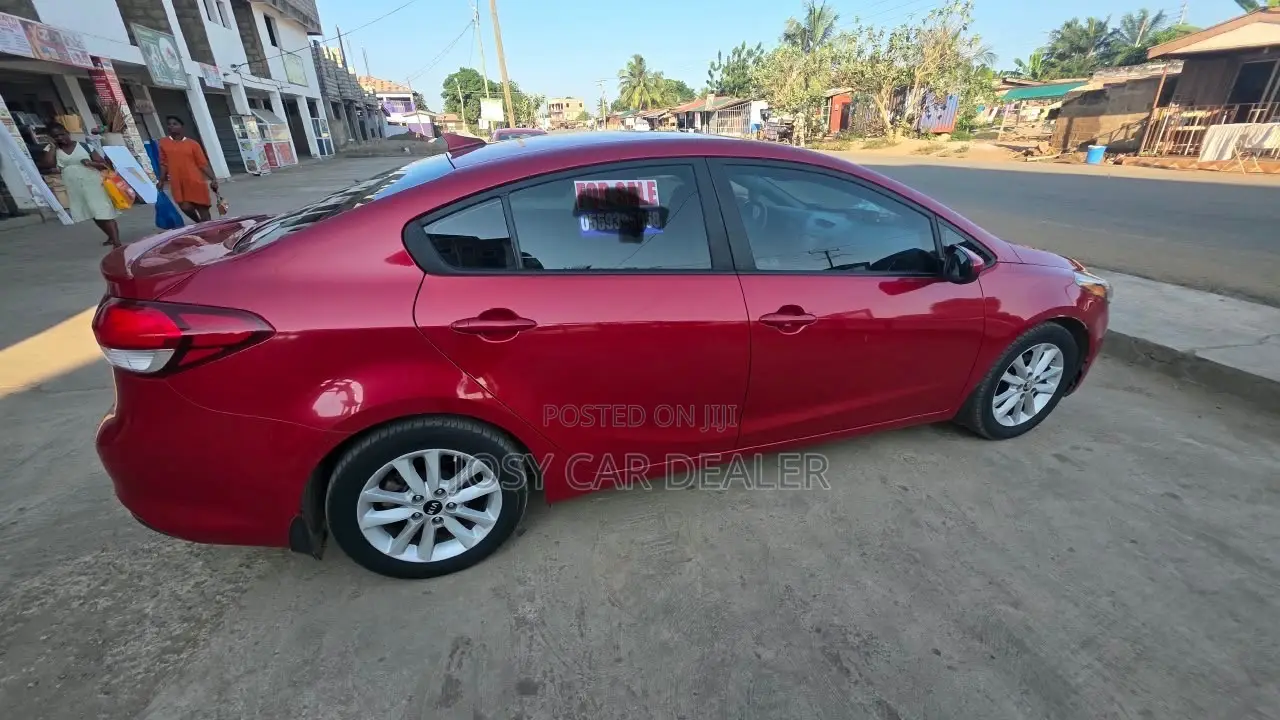 Kia Forte S Sedan 2017 Red