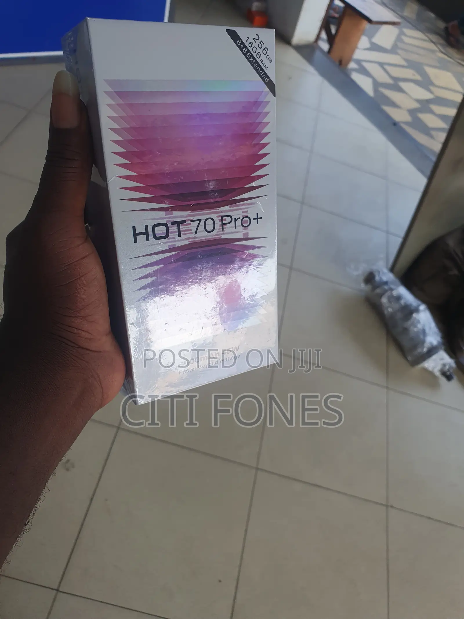 New Infinix Hot 70 Pro 5G+ 256 GB Black