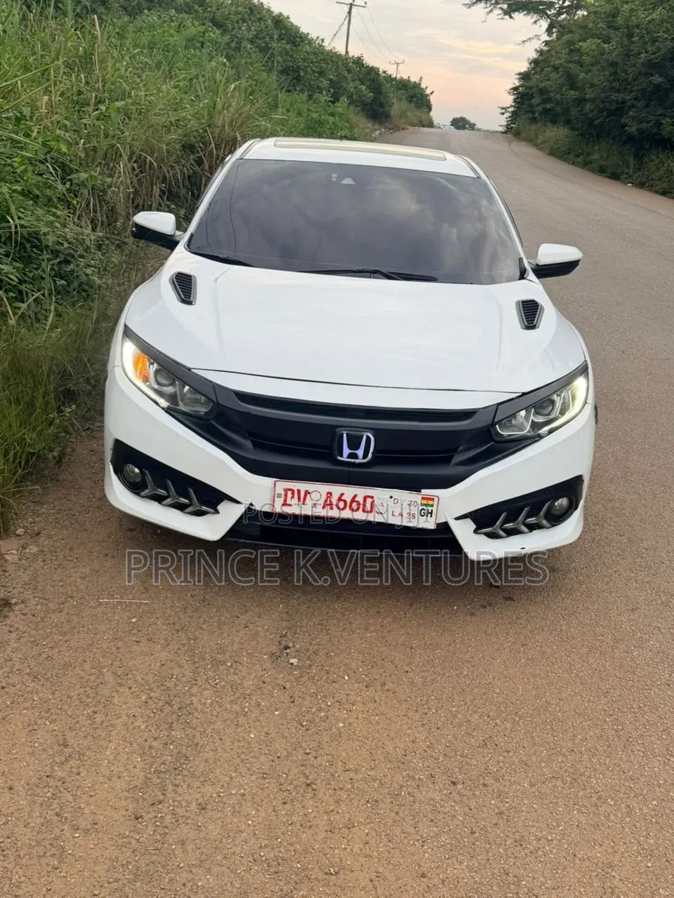 Honda Civic EX Sedan 2018 White
