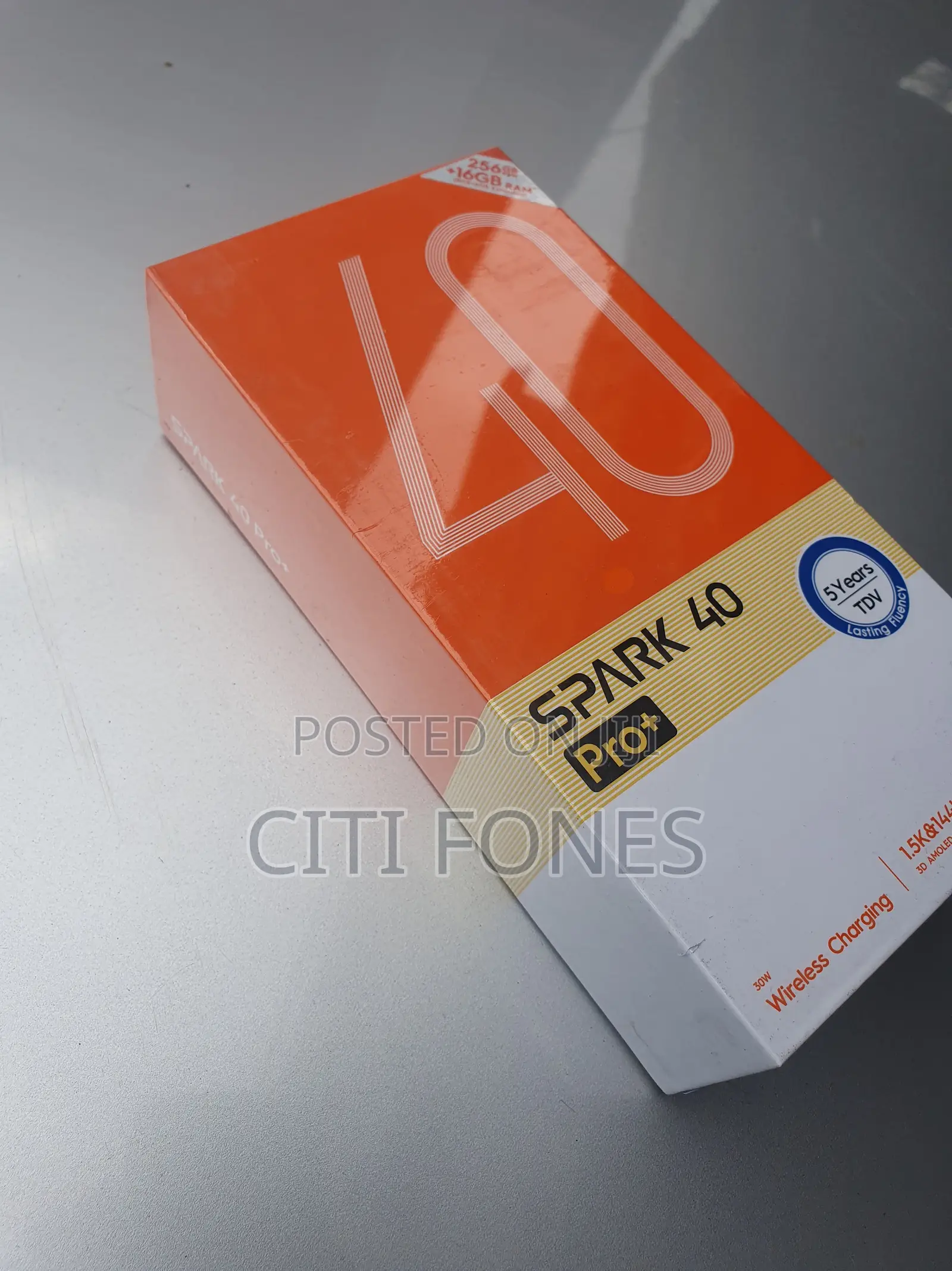 New Tecno Spark 40 Pro+ 256 GB Black