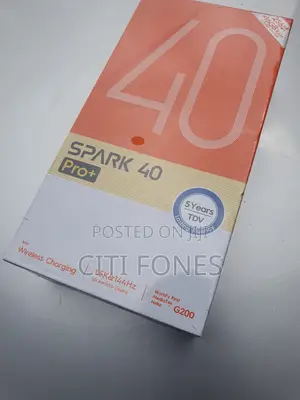 New Tecno Spark 40 Pro+ 256 GB Black