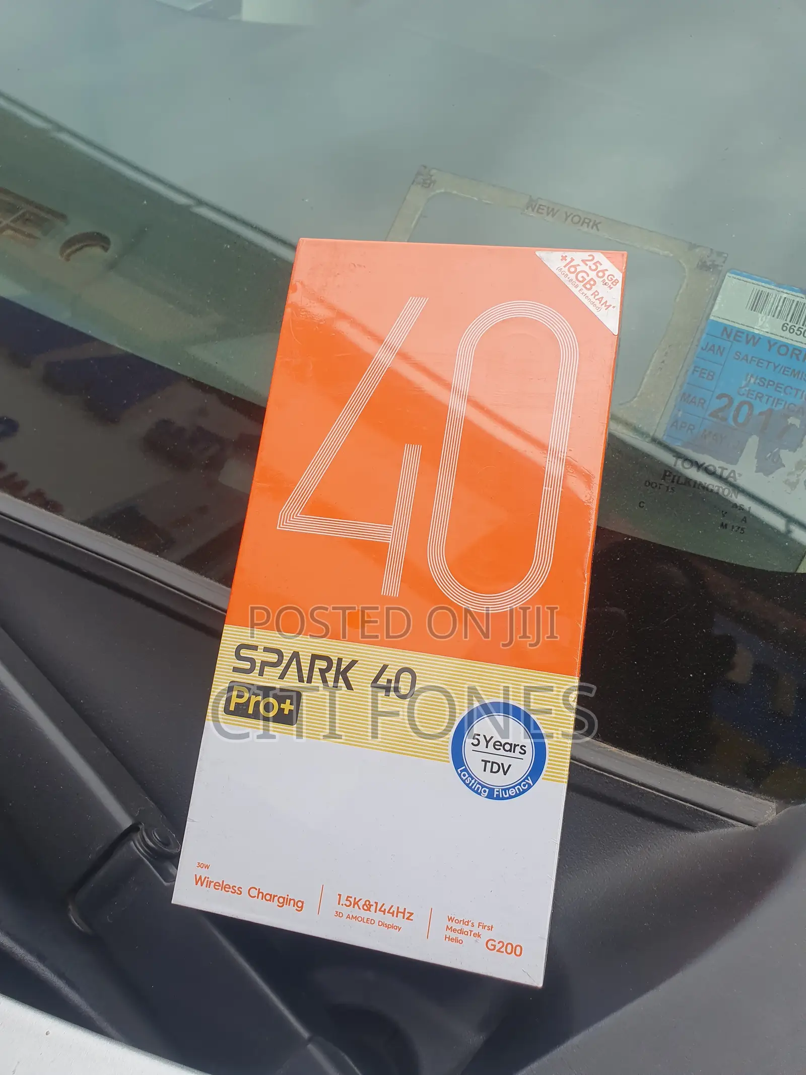 New Tecno Spark 40 Pro+ 256 GB Black