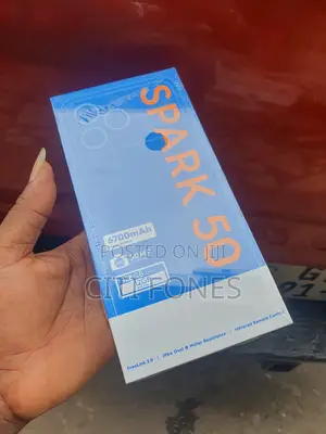 New Tecno Spark 50 5G 256 GB Black