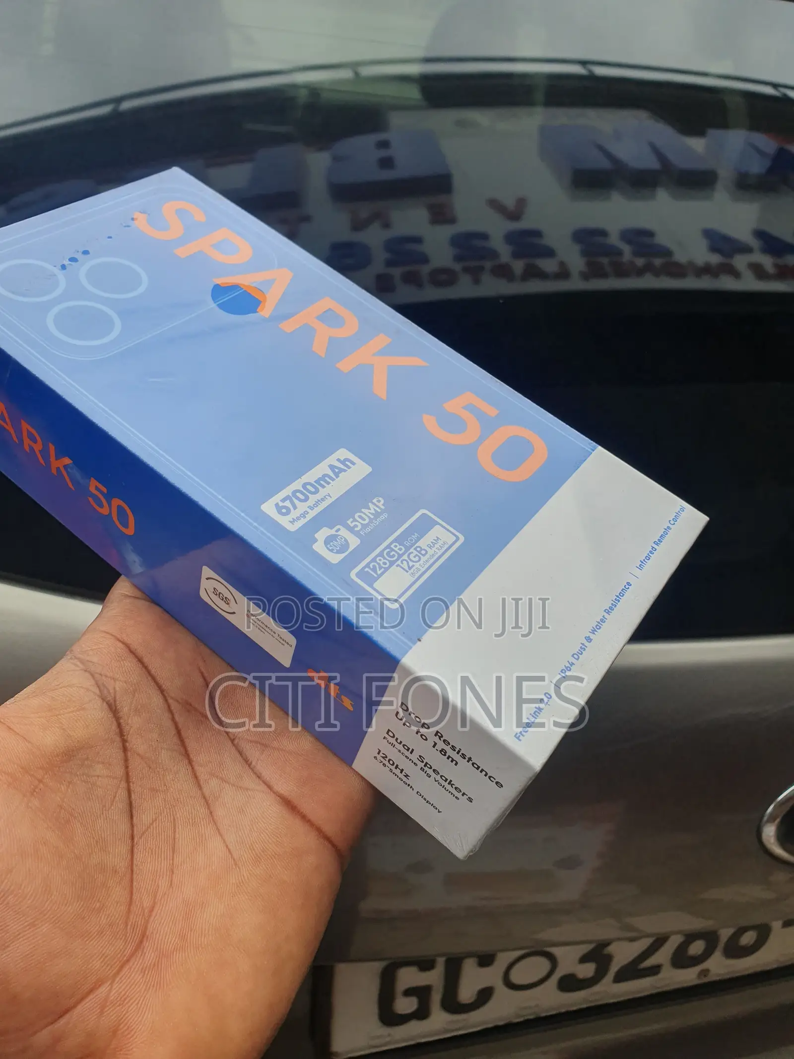 New Tecno Spark 50 5G 256 GB Black