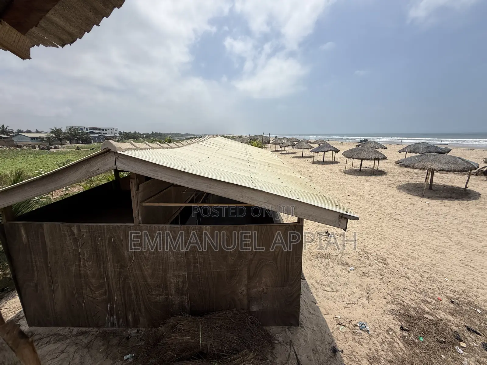 Arces of Beach Land for Rent at Kokrobitey
