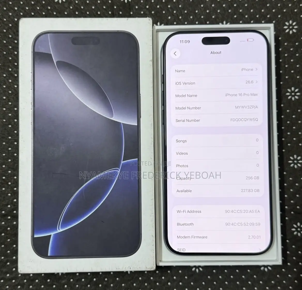 Apple iPhone 16 Pro Max 256 GB Gray