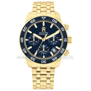 Tommy Hilfiger Chronograph Blue Dial Men's Watch 42mm Case Size