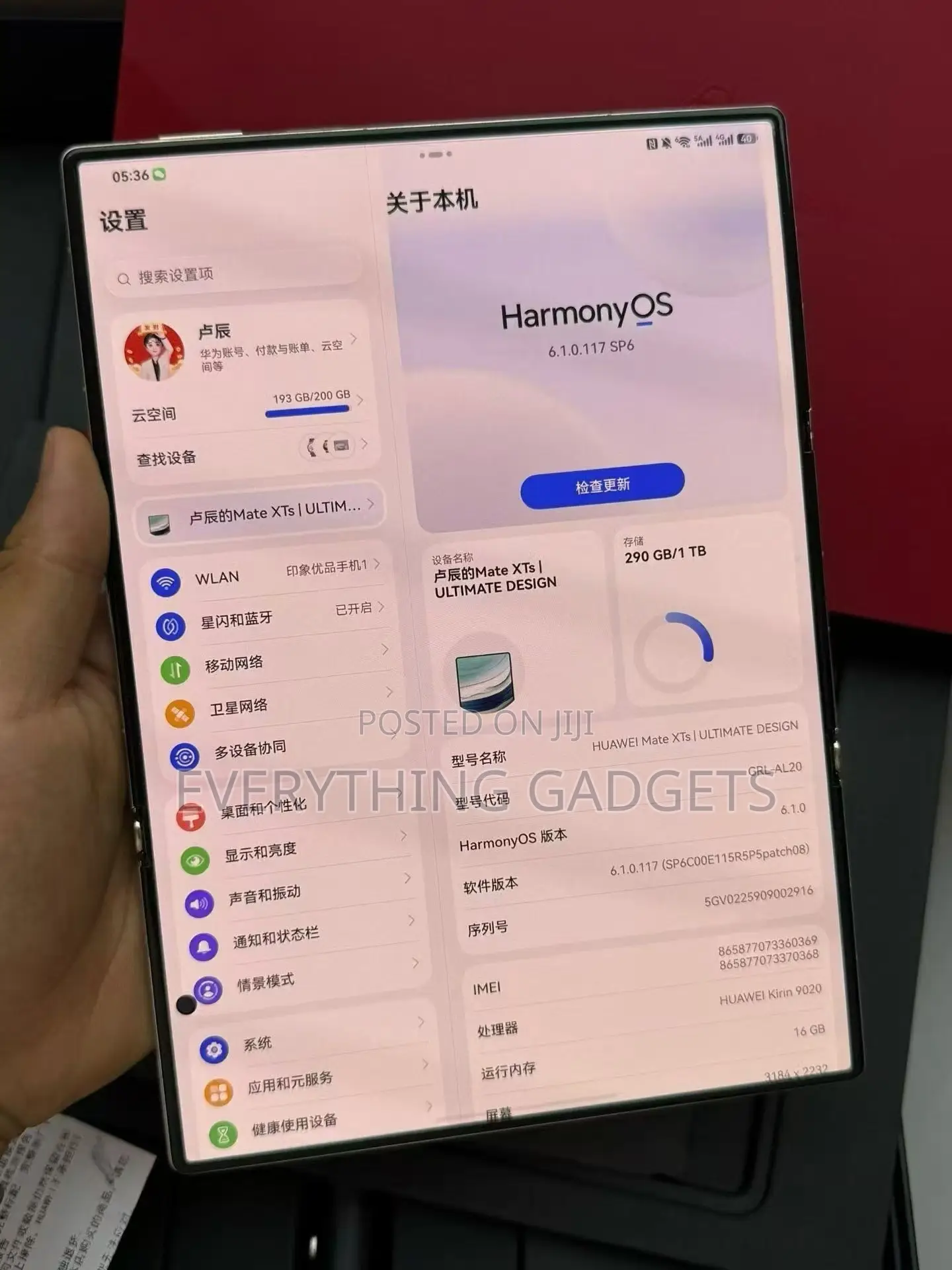 New Huawei Mate XT Ultimate Design 1 TB White