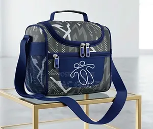 Insulated Lunch Bags With Secure Zip and Side Water Bottle Pockets