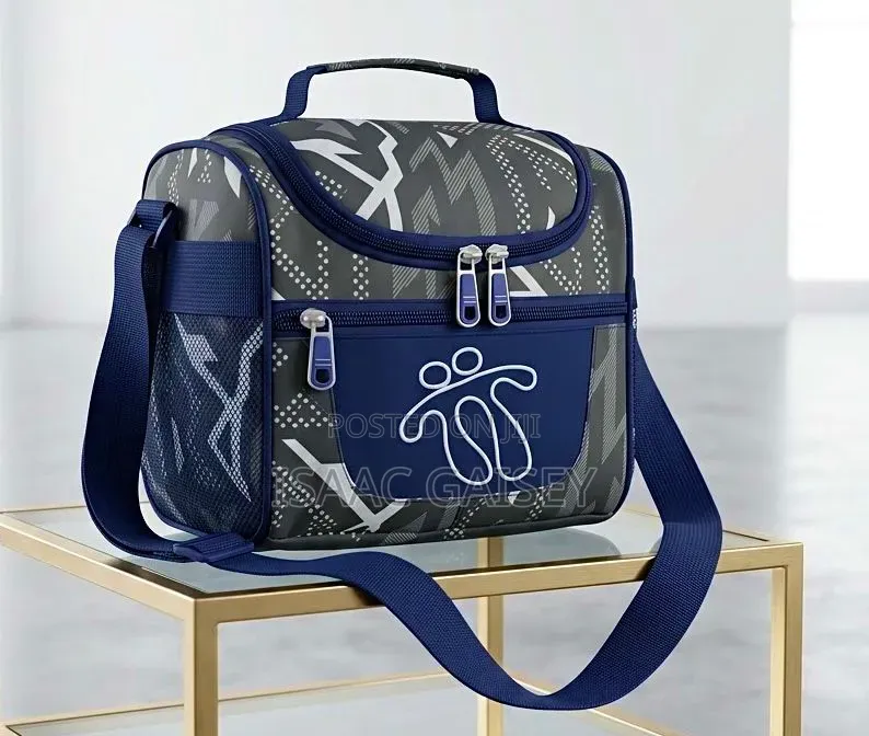 Insulated Lunch Bags With Secure Zip and Side Water Bottle Pockets